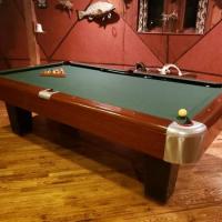 Brunswick 9ft Slate Vintage Pool Table